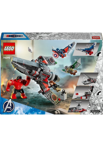 Lego Marvel Kaptan Amerika İle Red Hulk Savaşı 76292