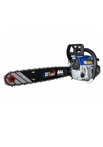 Öm-ka Royal RG5500 55CC Çift Egzozlu Motorlu Testere 51 CM Kama 4.2HP Benzinli Ağaç Kesme Makinesi