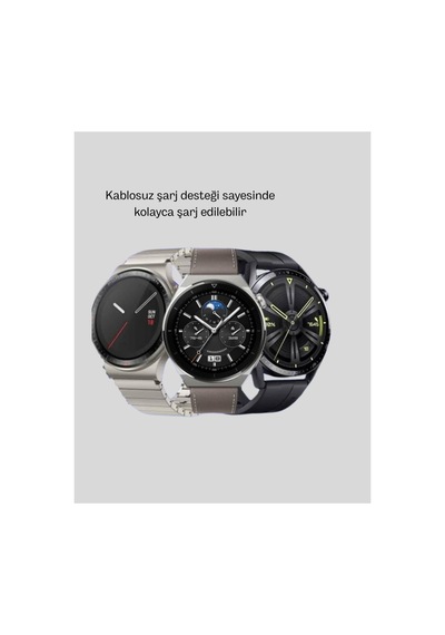 Akıllı Saat Nfc Bluetooth Arama Ve Kablosuz Şarj Özellikli Çok Renkli