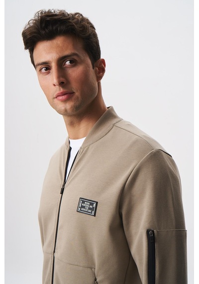 AR-MA Arma Erkek Slim Fit Scuba Su Geçirmeyen Kumaş Basic Kol Cepli Tam Fermuar Kolej Yaka Sweatshirt K28324988301 Gri AR-MA Arma Erkek Slim Fit Scuba Su Geçirmeyen Kumaş Basic Kol Cepli Tam Fermuar Kolej Yaka Sweatshirt K28324988301 Gri