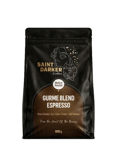 Saint Darker Gurme Blend Espresso Çekirdek Kahve 1 KG