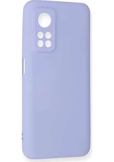 Newface Xiaomi Mi 10t Kılıf Nano İçi Kadife Silikon - Lila