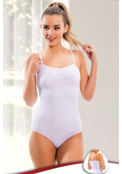 Korseli Çıtçıtlı Body Alttan Çıtçıtlı Body Atlet Korse 17500 - Beyaz Beden: S Çok Renkli