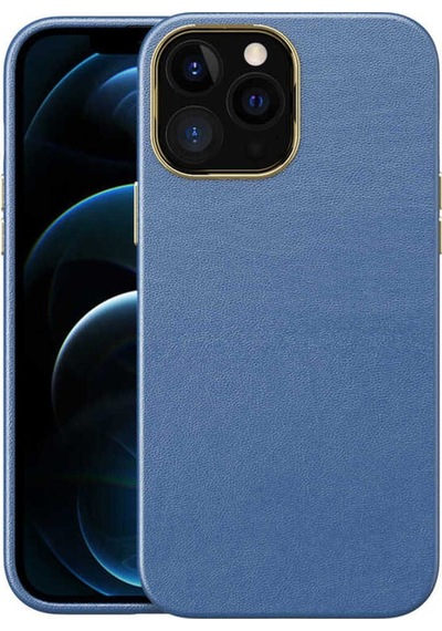 Apple Uyumlu iPhone 12 Pro Max Csm Zore Natura Kılıf-lacivert