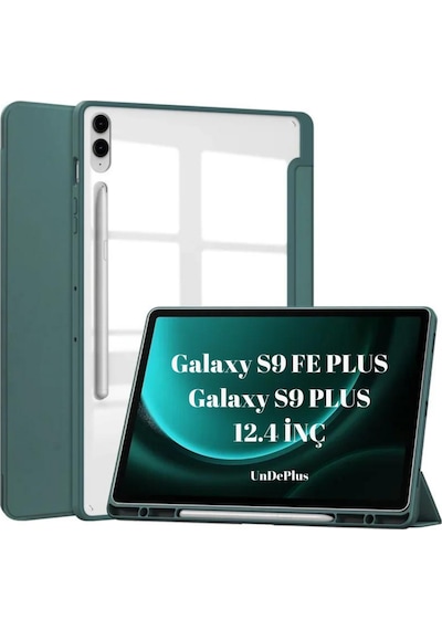 Samsung Galaxy Uyumlu  Tab S9 Fe Plus/s10 Plus/s9 Plus Kılıf Grafiti Şeffaf Kalem Bölmeli X610-16-810-18 X820 Kılıf