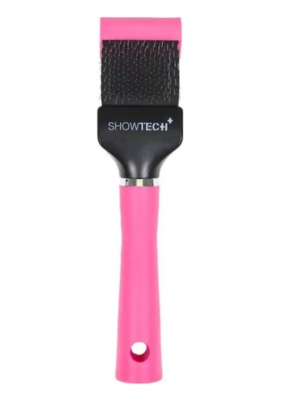 Show Tech+ Flex Groom Esnek Pedli Yumuşak Pinli Çift Taraflı Fırça Pembe