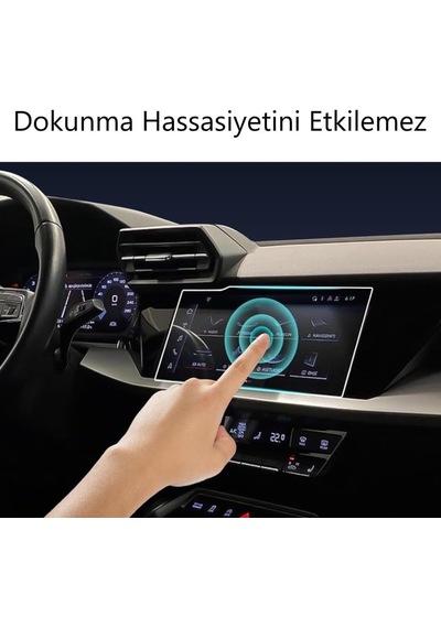 Audi A3 10.1 İnç İle Uyumlu Ekran Koruyucu Multimedya Nano Belirtilmemiş