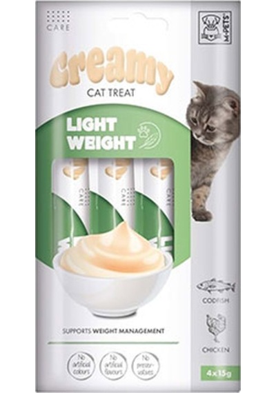 M-pets Light Weight Diyet Krema Kedi Ödül Maması 4x15 Gr 244-30044.01