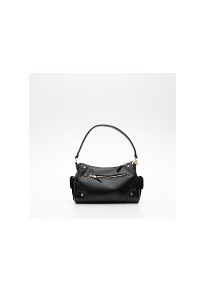 Sisley Siyah Omuz Çantası Kadın Sly 339 Sısley