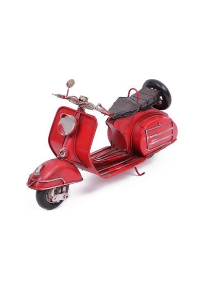 Dekoratif Metal Scooter Vintage Dekoratif Ev Ofis Hediyelik Metal Süs