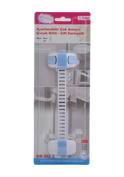 Miny Baby Buzdolabı - Dolap Çok Amaçlı Kilit - Mavi