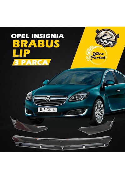 Opel Insignia A 2008-2017 Uyumlu Brabus Ön Lip 3 Parça Kanatlı Lip