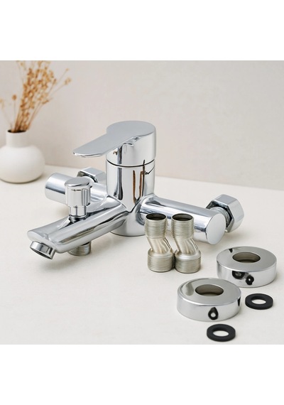 Krom Aç-kapa Banyo Bataryası Ktx-2640 Renkli