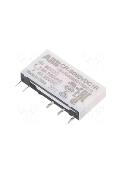 Abb Cr-s060vdc1r ,60vdc 1a1k/6a İnce-5-pin Slim Röle