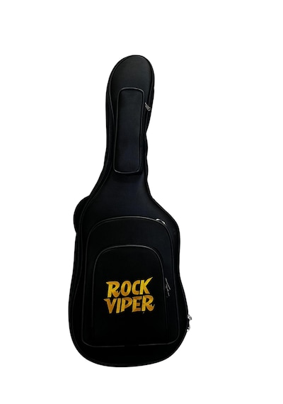 Rock Viper Gold Siyah Profesyonel Kalın Pedli Elektro Gitar Kılıf