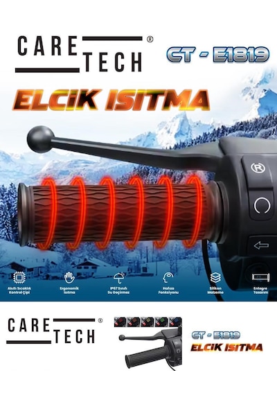 Caretech Ct-e1819 Elcik Isıtma 5 Kademe Siyah