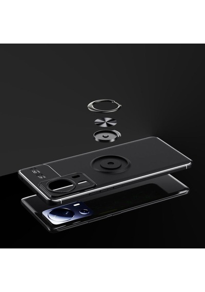 Xiaomi Mi 13 Lite Kılıf Yüzüklü Magnetli Ravel Case Kapak