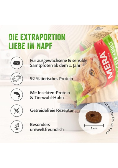 Tahılsız Larvalı Yetişkin Kedi Maması 2 Kilogram