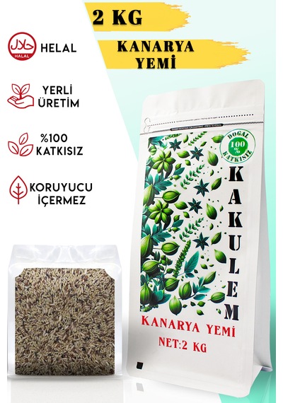 Kakulem Sertifikalı Premium Karışık Kanarya Yemi 2 Kg