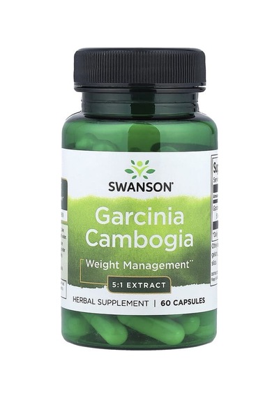 Swanson Vitamins, Garcinia Cambogia 5:1 Extract, 60 Capsules 80 Mg Per Capsule