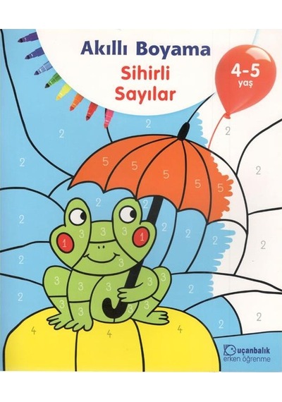 4-5 Yaş Akıllı Boyama Kitap Seti 3 Kitap Uçanbalık Yayınları