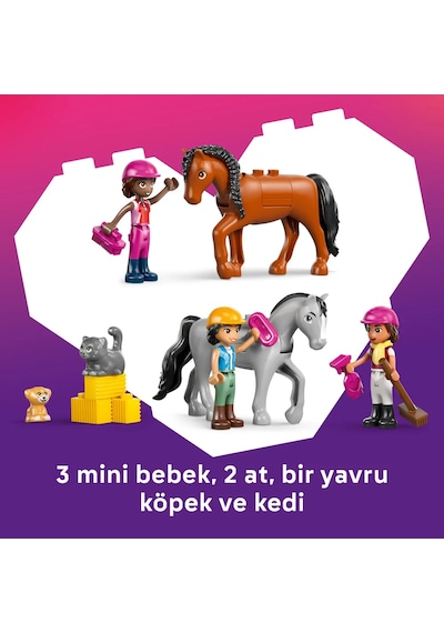 LEGO®  Friends At Ahırı ve Binicilik Akademisi 42688 - 9 Yaş ve Üzeri Çocuklar için Yaratıcı Oyuncak Yapım Seti  (735 Parça)