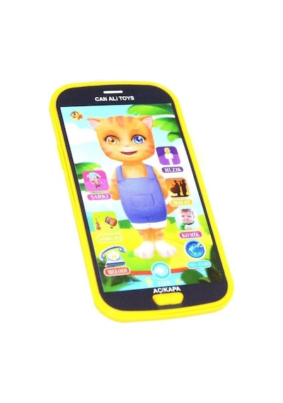 Whirly Kedili Telefon Oyuncak Telefon Sesli Işıklı Pilli Eğitici