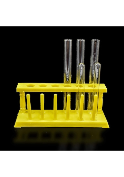 Deney Tüpü Standı 22 Mm - Plastik- 6 Kurutma Mandalı
