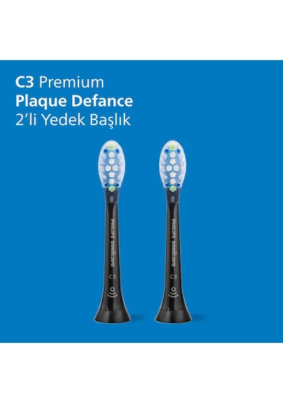 Philips Sonicare Premium Plaque Defence Yedek Başlık, 10 Kat Daha