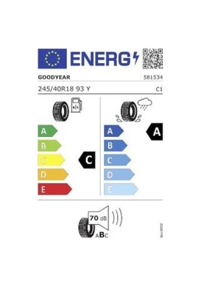 Goodyear 245/40R18 93Y Eagle F1 Asymmetric 6 FP Yaz Lastiği 2025