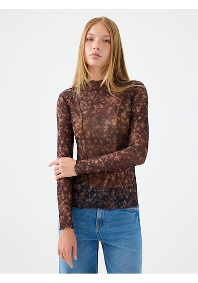 LOFT Slim Fit Kadın Bluz U.kol Çok Renkli