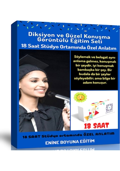 Diksiyon ve Güzel Konuşma Görüntülü Eğitim Seti