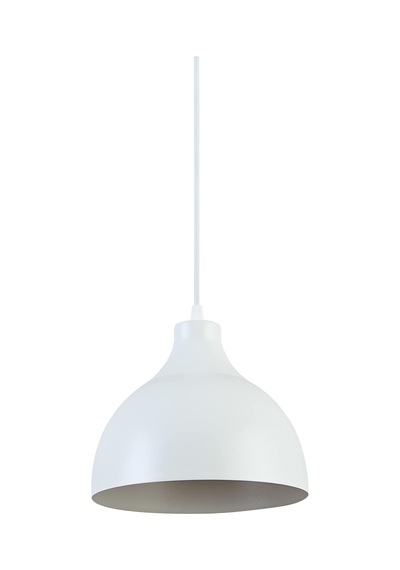 Modavize Vega Modern Tasarım Cafe Mutfak Salon Beyaz Renk Tekli Avize 20cm Çap Beyaz 100 X 18 Diğer