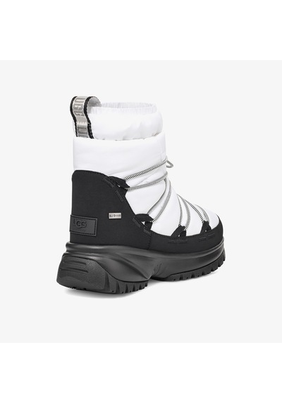 Ugg Yose Puffer Mid Kadın Beyaz Bot Düz 1131978 Beyaz