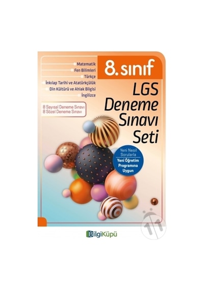 8.Sınıf LGS Deneme Sınav Seti- Bilgi Küpü