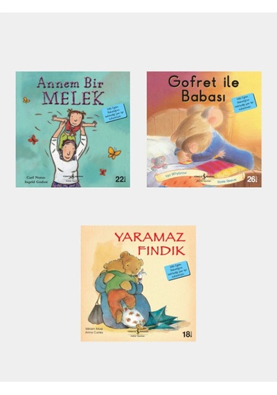 İlk Kitabım Resimli Hikayeler Yaramaz Fındık Annem Bir Melek Gofret Ile Babası