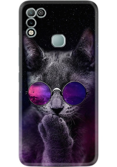 Infinix Hot 11 Play Kılıf Silikon Desen Carisma Cat 1607