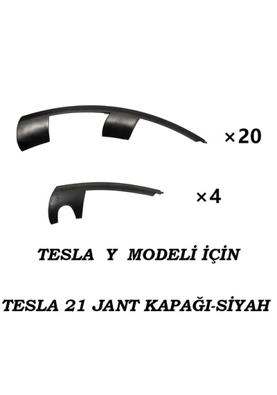 Monozone 21 İnç Tesla Y Model Jant Kapağı Korumalığı Jant Yama