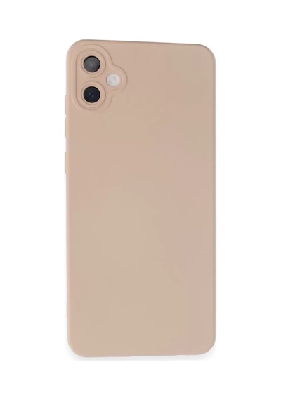 Samsung Uyumlu Galaxy A05 Uyumlu Kılıf Nano İçi Kadife Silikon - Pudra