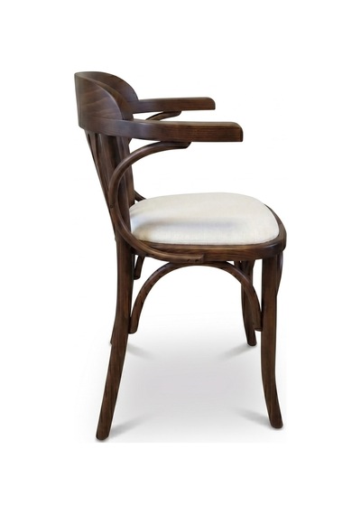 Thonet Kolçaklı Klasik Ahşap Sandalye Ceviz