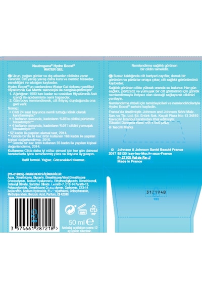 Neutrogena Hydro Boost Water Gel 50 ML+Gece Kremi 50 ML