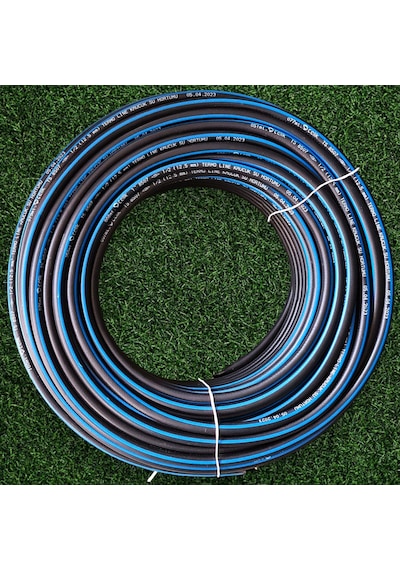 Termo Kauçuklu Bahçe Hortumu 30 Metre Dayanıklı 3 Katlı Sağlam Su Sulama Yıkama Hortum 12.5 Mm 1/2"