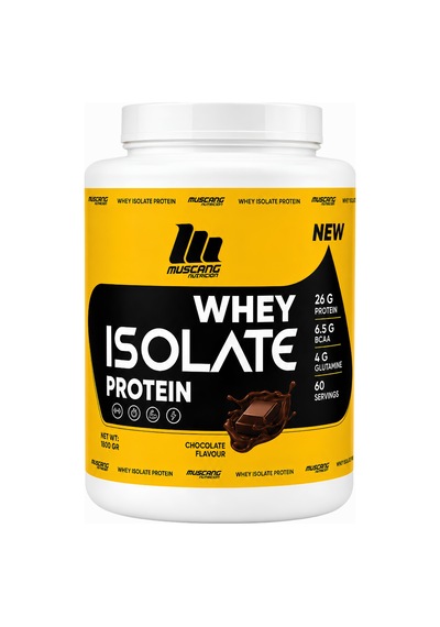Mustang Nutrition Whey Isolate Protein Tozu 1800 Gr 60 Servis Çikolata + Shaker + Protein Kahve Hediyeli çikolata