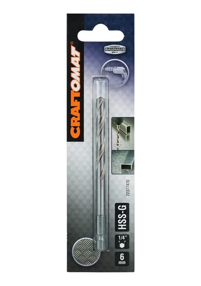 Craftomat Hss-g Metal Matkap Ucu 6 Mm 1/4