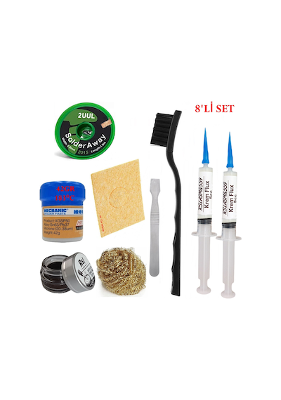 Mechanc Krem Lehim 183 C 42gr Havya Uc Temizleyici Flux Lehim Toplama 2uul-2015 Lehim Emme Tel Spatula St03