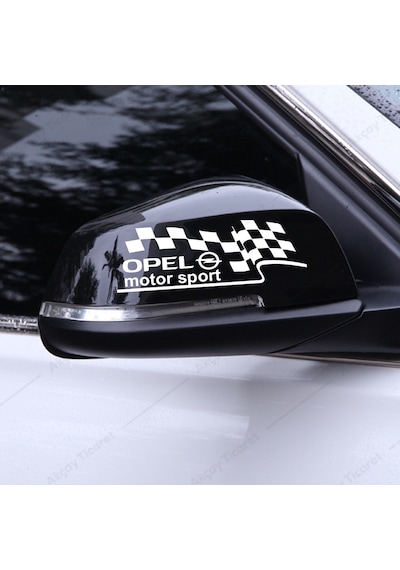 Opel Sticker (Sağ Sol Takım ) Opel Zafer Yan Ayna Araba Sticker