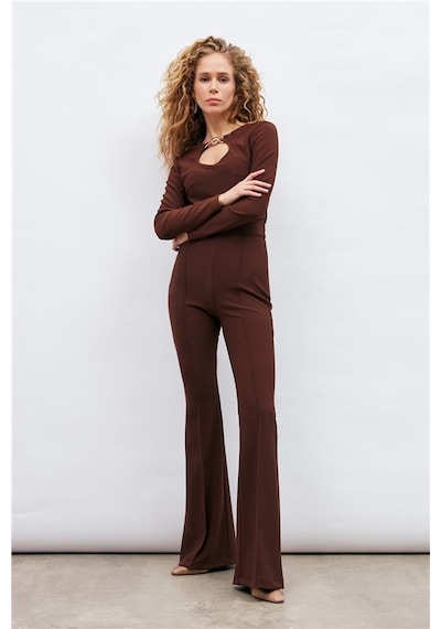 Sateen İspanyol Paça Pantolon 3082-5011 001