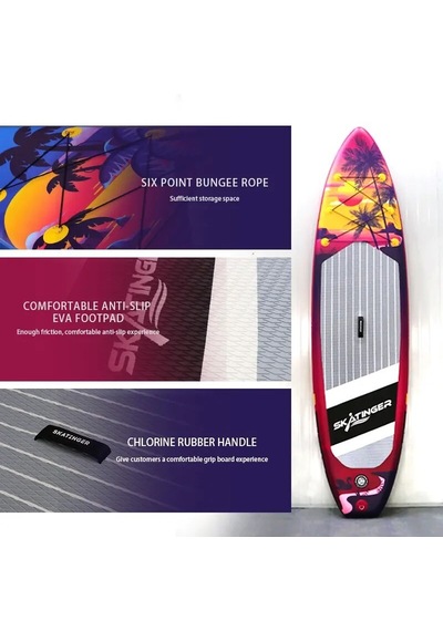 Sunrıse Sup Board Skatinger 335x84x15cm Tam Set Paddle Board Full