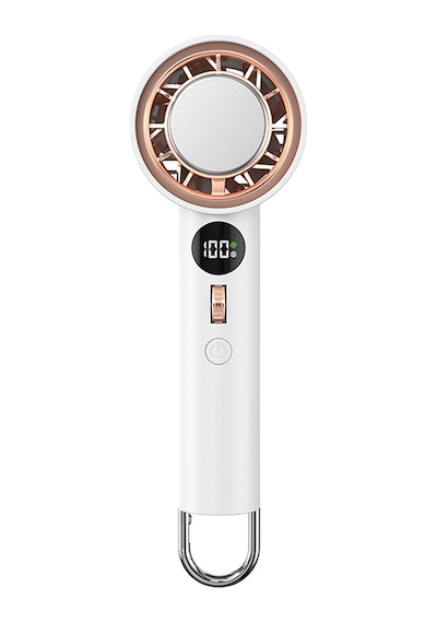 Wiwu Wi-fs016 Dijital Led Göstergeli Soğutucu El Fanı Beyaz