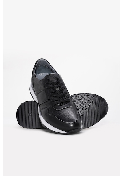 Fast Step Hakiki Deri Erkek Casual Ayakkabı 241ma1990 Siyah